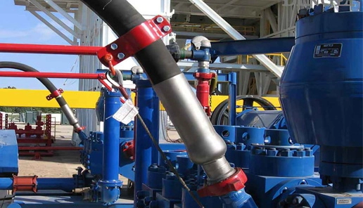 Offshore Platform Mud Transportation: A Flexible Pipeline Test Several Times More Severe Than on Lan